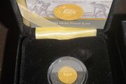 gold proof Plough man coin