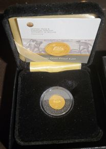 gold proof Plough man coin