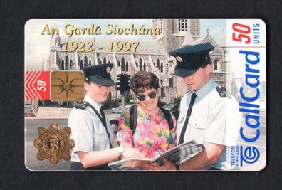 1996 Ireland 50 Unit An Garda Siochana (Gemplus GEM1) Call Card Used. Telecom Eireann card number 1192.