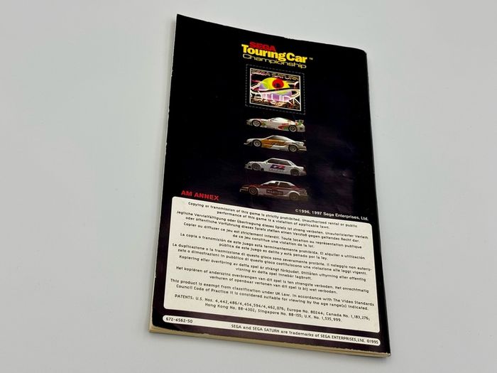 Sega Touring Car Championship for Sega Saturn - Boxed and Minty