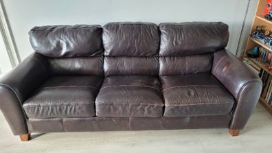 3 & 2 seat leather sofa