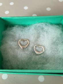 silver earrings