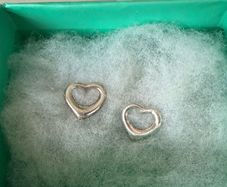 silver earrings