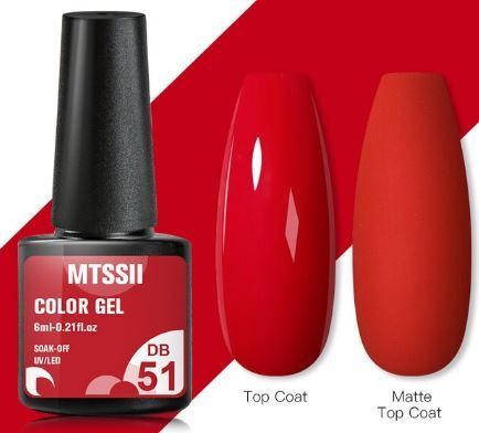 Nails Polish Gel Soak Off UV 6ml