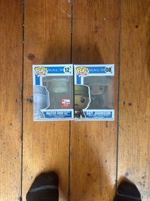 Halo Funko Pop (Master Chief and Srg. Johnston)