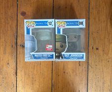 Halo Funko Pop (Master Chief and Srg. Johnston)