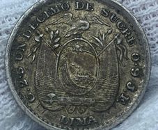 Ecuador 1900 silver Lima