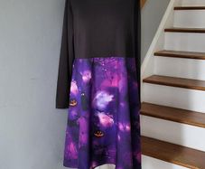 Black & purple Halloween dress, Size 2XL / 20, Brand new