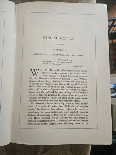 Life Of General Gordon.  1890 First Edition Hardback Illustrated In Fair Condition