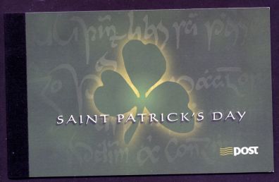 2003 Ireland St Patrick's Day Commemorative Stamp Booklet Mint Never Hinged (MNH). Hibernian HB110. Photos of panes included in advert.