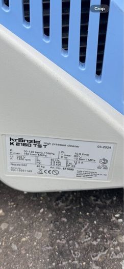 Bargain Bargain Kranzle K 2160 Tst Power Washer