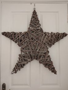 Christmas star wreath