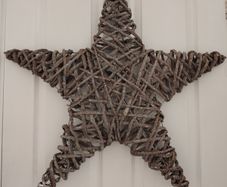 Christmas star wreath