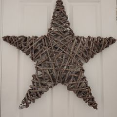 Christmas star wreath