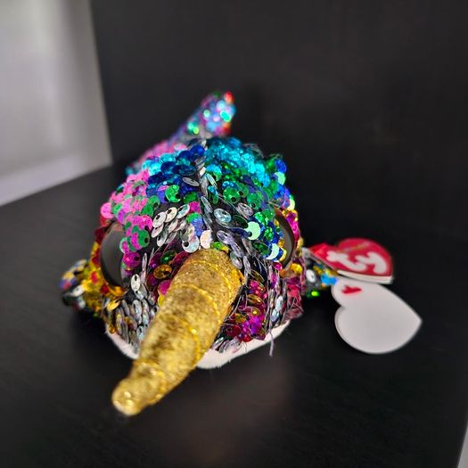 TY Flippable Beanie Narwhal