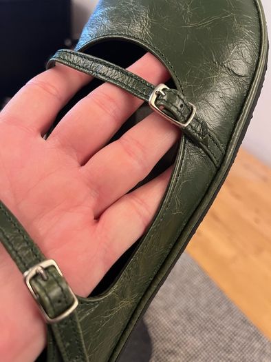 The Drifter Leather, handmade leather barefoot sandals, brand new, EU 41.5, UK 8.5