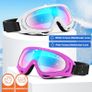 FREE SHIPPING 2-Pack Ski Goggles, Compatible Snowboard Goggles for Kids, Teens, Youth, Boys, Girls, Men and Women, Motorcycle Goggles, Wind Resistance Goggles Image 5