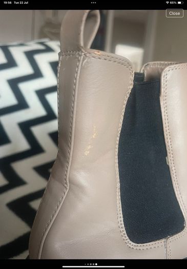 Size 39 ankle boot primark beige Chelsea boots