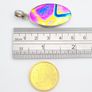 Vintage 925 Sterling Silver & Dichroic Glass Pendant Image 9