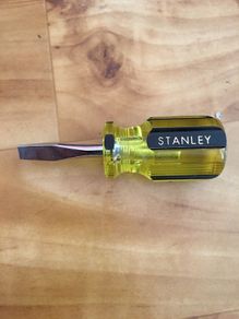 100 Plus Stubby Screwdriver 1/4 x 1-1/2". USA