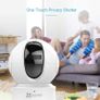 Security Camera Baby Monitor, 10m Night Vision, Two Way Audio, Smart Motion Tracking, Cloud Service, Work with Alexa and Google Assistant( Image 3