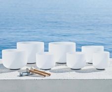 Crystal Singing Bowls set