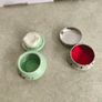 Mini Ceramic Sealed Jar and onther matel -  Powder Holder, Rouge or Pill Storage Image 7