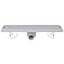 Linear Shower Drain 2 pcs Line 1030x140 mm Stainless Steel Image 2