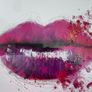 Framed Lips Picture Image 2
