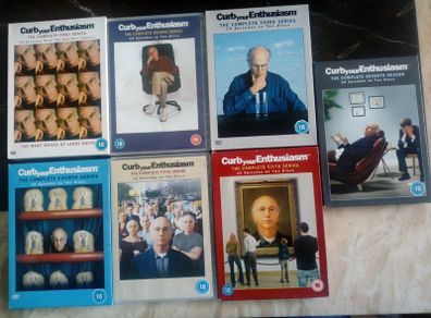 Curb Your Enthusiasm Series 1-7 Dvd Larry David Comedy Hbo