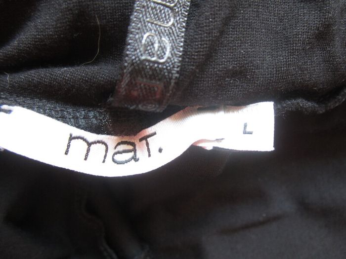 BLACK    stretch  wide leg    size Large