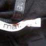 BLACK    stretch  wide leg    size Large Image 2