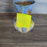 Vintage Large Water Jug Shelley 1930s Yellow Striped Blue Image 7