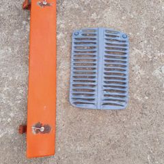 massey 35 bonnet lid & grille