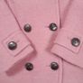 Per Una Dusky Rose Pink Wool Blend Double Breasted Pea Coat 10UK/38EU Image 5