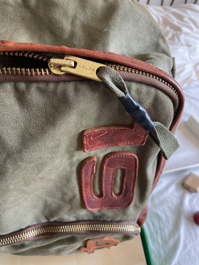 Military style leather Laptop/travel bag
