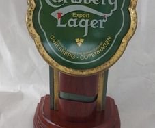 Vintage Carslberg advertising display font ,,working,,see pictures for condition, sold as is, great patina,, collectors item, nice in any home bar or man cave pub restaurant etc ,buyer collects or pays postage thank you, sold as is.