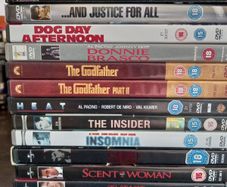 Al Pacino Dvd Collection Bundle Godfather Donnie Brasco Heat Serpico Etc