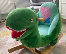 Wooden baby rocking horse (Peppa pig- George/dinosaur)