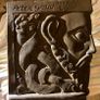 This is an original cast relief planter or rectangular trough/vessel) by the prominent Irish sculptor Peter Grant (1915 2003 dated 1977. Image 6