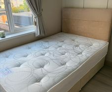 Small Double Ottoman Bed  Mattress &Headboard