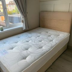 Small Double Ottoman Bed  Mattress &Headboard