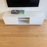 IKEA BYAS TV Unit,  High-Gloss White Image 3