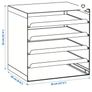Ikea white letter tray Image 4