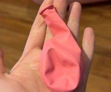Pink balloons