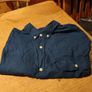 Men's Next Navy long sleeve shirt. Image 4