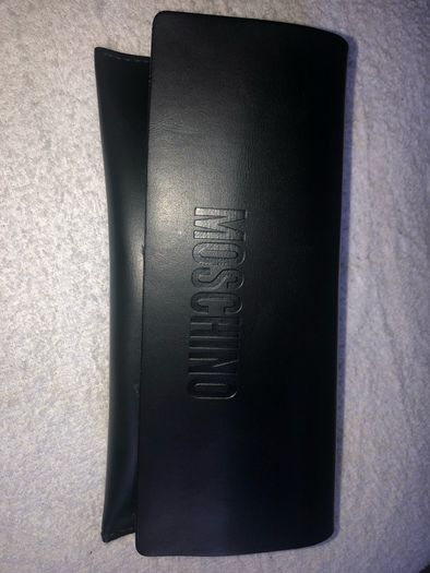 love moschino sunglasses leather case brand new