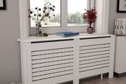 Radiator Covers 2 pcs White 172x19x81.5 cm MDF