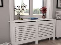 main image for ad Radiator Covers 2 pcs White 172x19x81.5 cm MDF