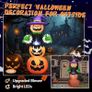 SEASONAL SALE 6 FT Halloween Inflatables Pumpkin, Halloween Inflatable Pumpkin Stack Blow Up Halloween Decoration Jack-o-Lantern with Witch Hat Build-in LEDs for Holiday Party Yard Garden Lawn Image 2
